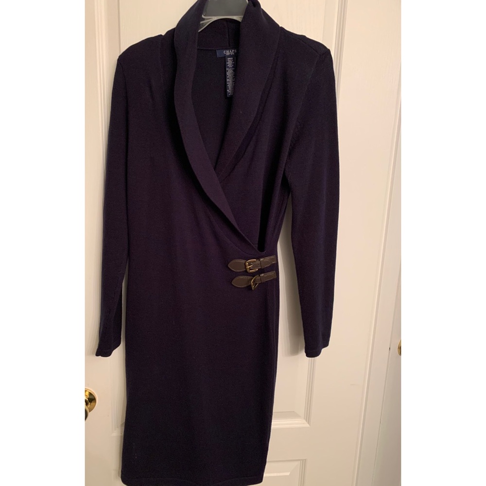 Navy Chaps Dress size small